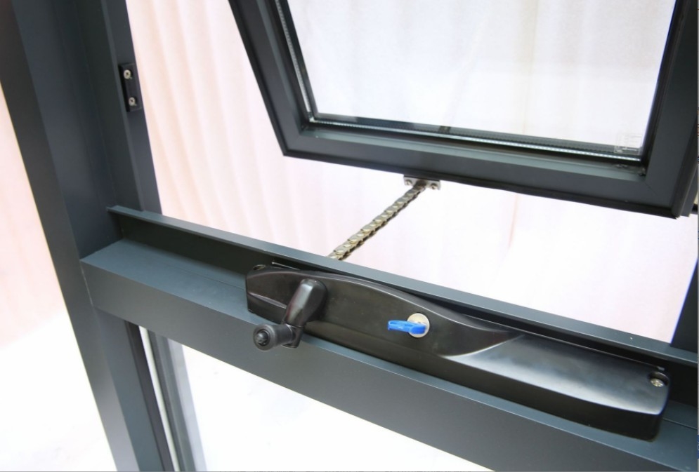 Geavanceerde O & O Hangend gordijn type aluminium ruit venster met luchtdichtheid niveau 8