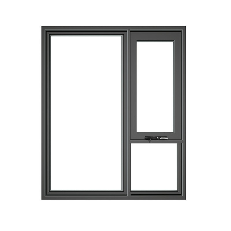 Geavanceerde O & O Hangend gordijn type aluminium ruit venster met luchtdichtheid niveau 8