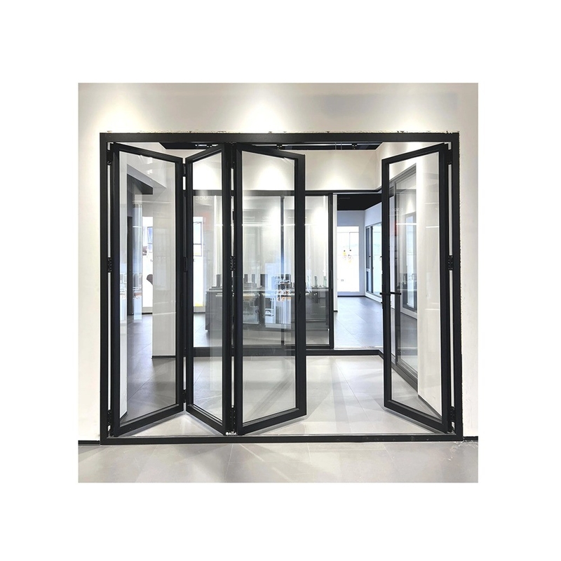 Aluminium Bifold Doors Moderne stijl en op maat gemaakt met Triplex Glass Upgrade