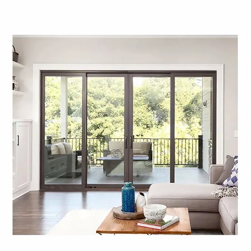 Minimalistische ontwerpstijl supergrote hoge precisie aluminium legering lift schuifdeur