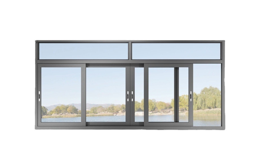 8-weg afdichting Aluminium schuiframen Ideaal voor geluidsisolatie in woningbouwproject
