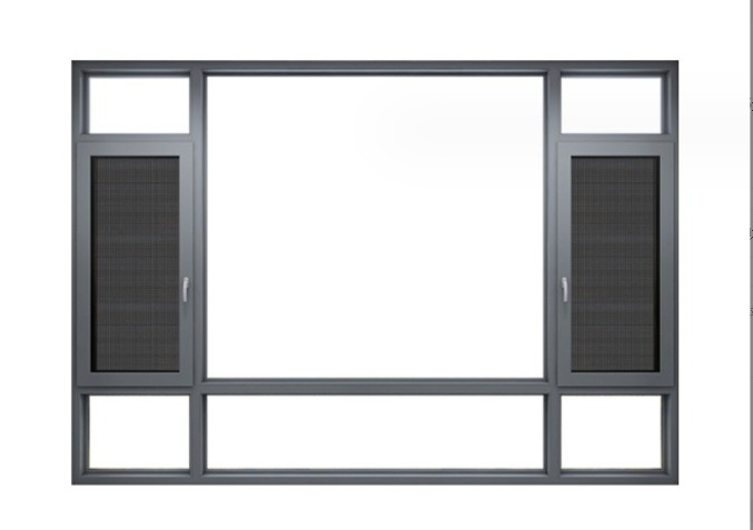 Hangende gordijn Type gebroken brug Aluminium behuizing Vensters voor glas 5 27A 55 9A 5 12A 5