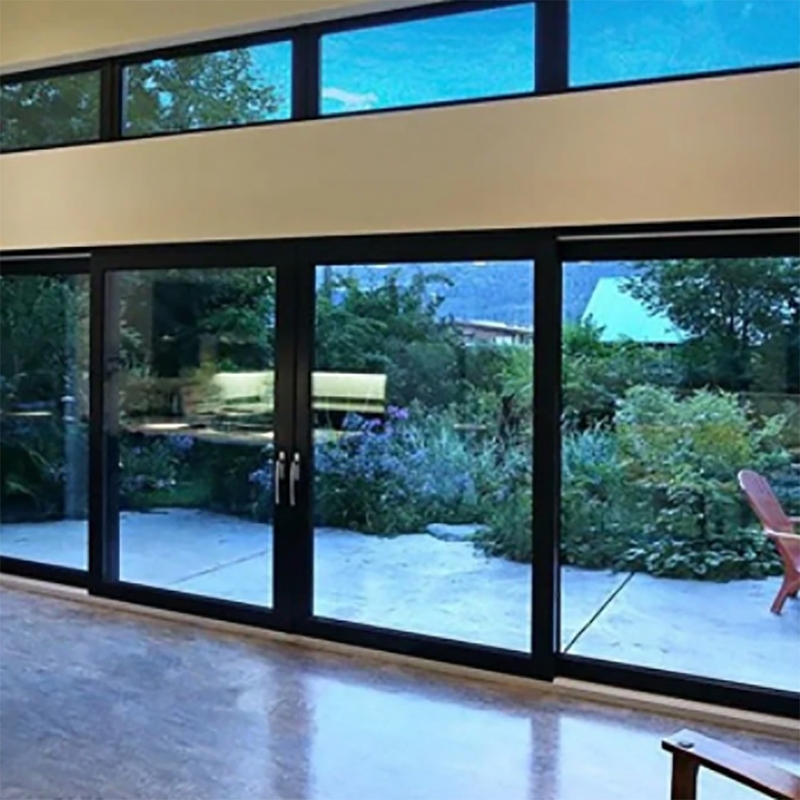Optioneel kleur Thermal Break Double Tempered Security Aluminium Glass Schuifdeur 10% korting
