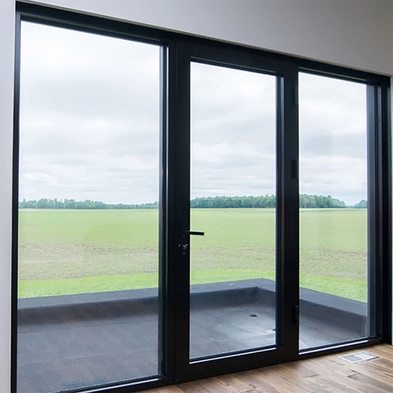 Optioneel kleur Aluminium Franse glazen deuren voor huis kantoor Patio Casement toegang