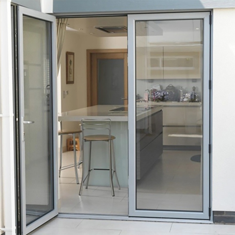 Optioneel kleur Aluminium Franse glazen deuren voor huis kantoor Patio Casement toegang
