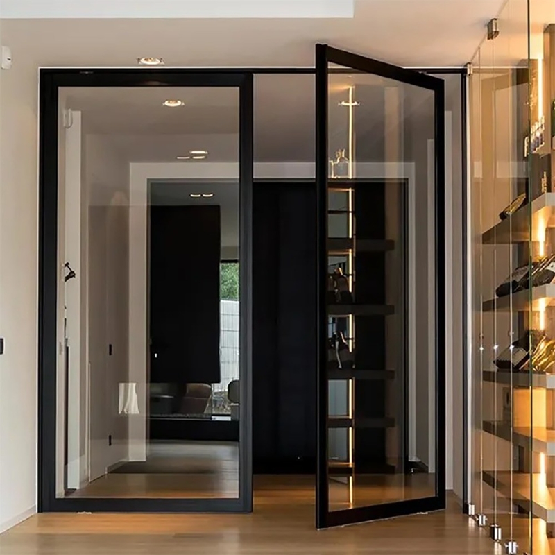 Optioneel kleur Aluminium Franse glazen deuren voor huis kantoor Patio Casement toegang