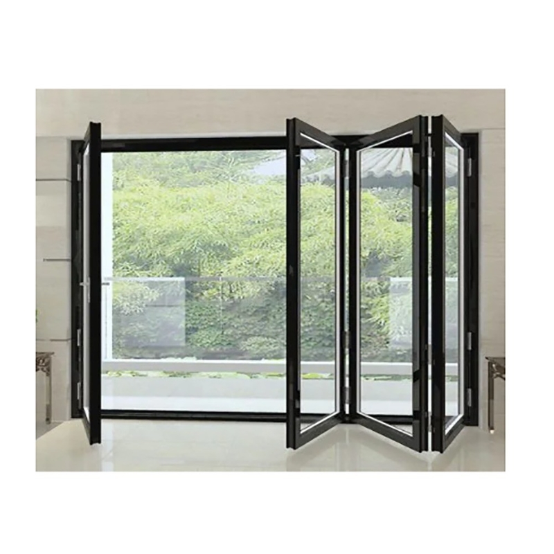 Europese stijl aluminium legering Casement deur minimalistisch ontwerp en triplex glas upgrade