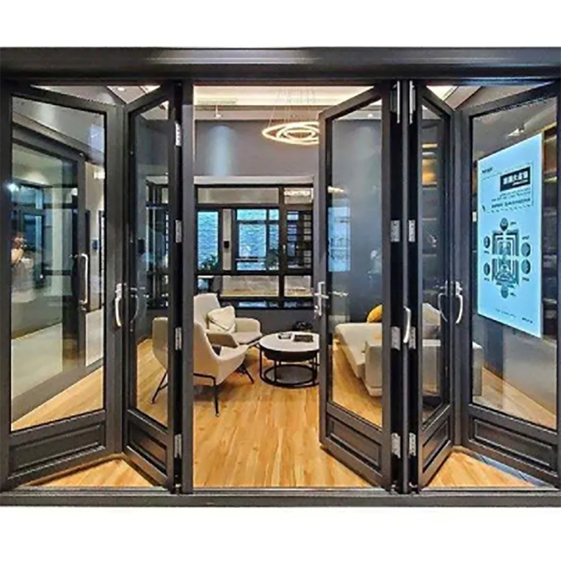 Waterdichte SKATE grootschalige aluminium schuifdeur met breed frame en dubbel glas