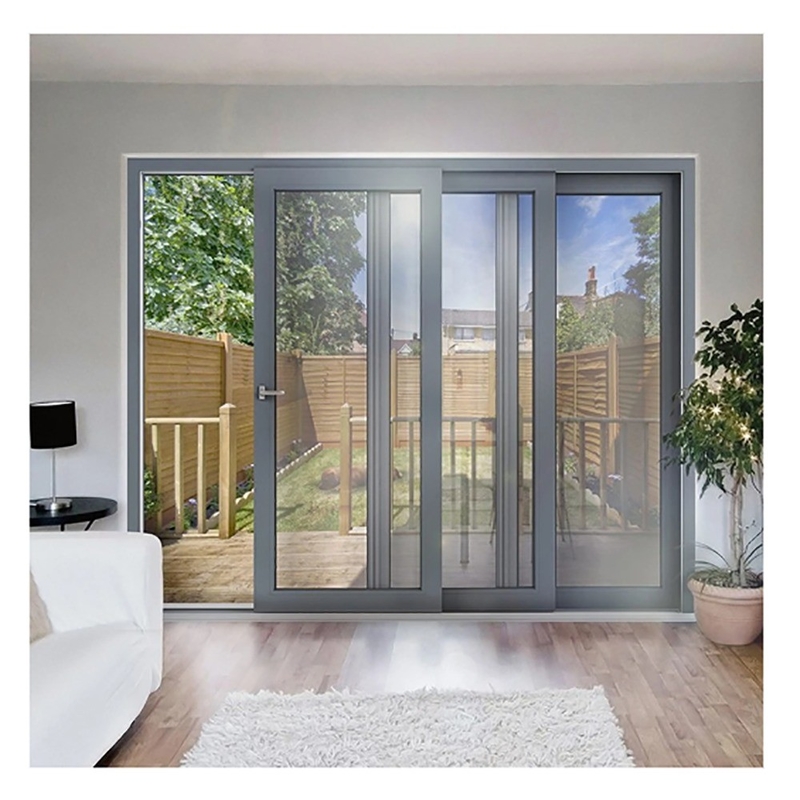 Façade Decoratie Oplossing 70mm Aluminium Schuifdeur voor Service Appartement Stadhuis