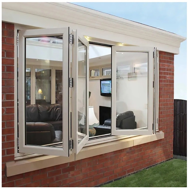 70 mm breed aluminium frame BI vouw vensters met modern ontwerp en schuifvenster
