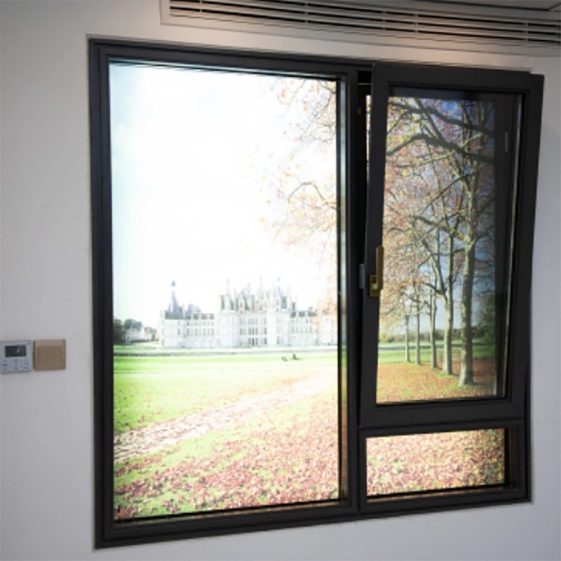 Energie-geluidsdicht Dubbelglazuurgehard glas Aluminiumprofiel Tilt en draai venster
