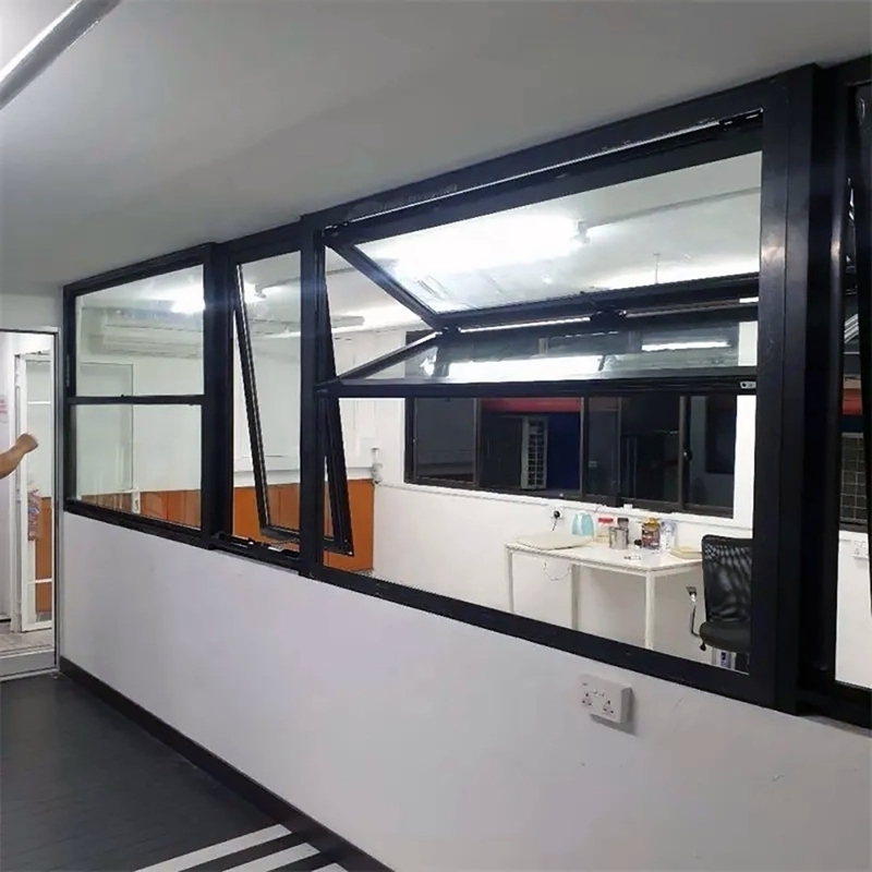 Aluminium tweevoudige ramen met een aluminium wanddikte van 1,4 mm en een raambreedte van 70 mm
