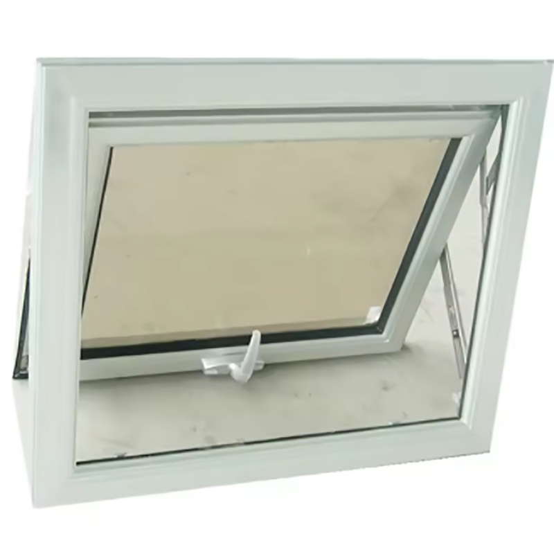 8-Way Seal SKATE Grauw en wit Aluminium Alloy Awning Windows voor Eindgebouwen