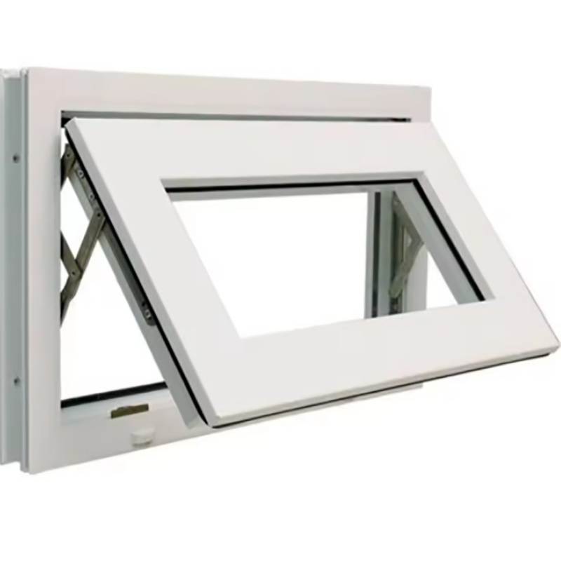 8-Way Seal SKATE Grauw en wit Aluminium Alloy Awning Windows voor Eindgebouwen