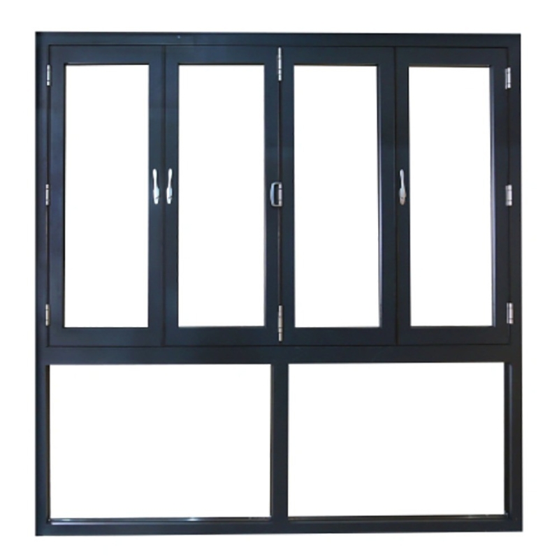Op maat gemaakte thermische doorbraak aluminium behuizing glazen ramen voor hangende gordijnen oplossing
