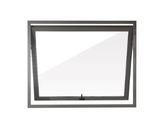 Folding Screen Aluminium Top Hang Windows voor geavanceerde productie gevel decoratie oplossing