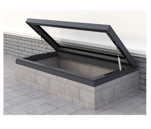 Folding Screen Aluminium Top Hang Windows voor geavanceerde productie gevel decoratie oplossing