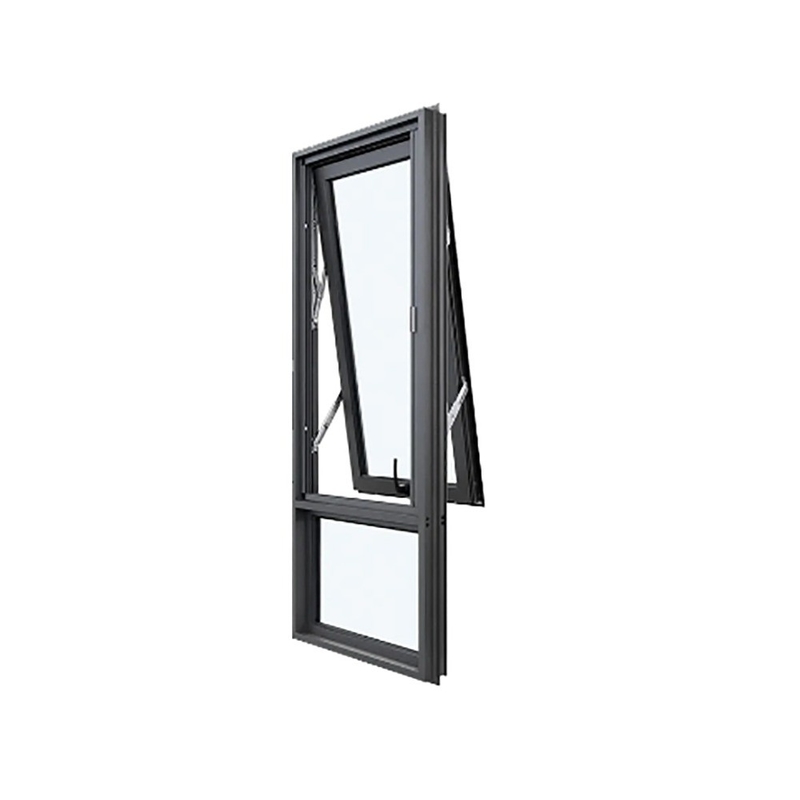 Niveau 9 Winddrukweerstand Hangend Aluminium Top Hang Windows voor Customized Design Project