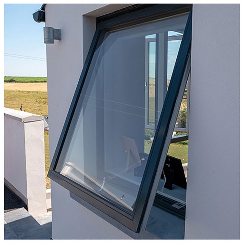 Niveau 9 Winddrukweerstand Hangend Aluminium Top Hang Windows voor Customized Design Project