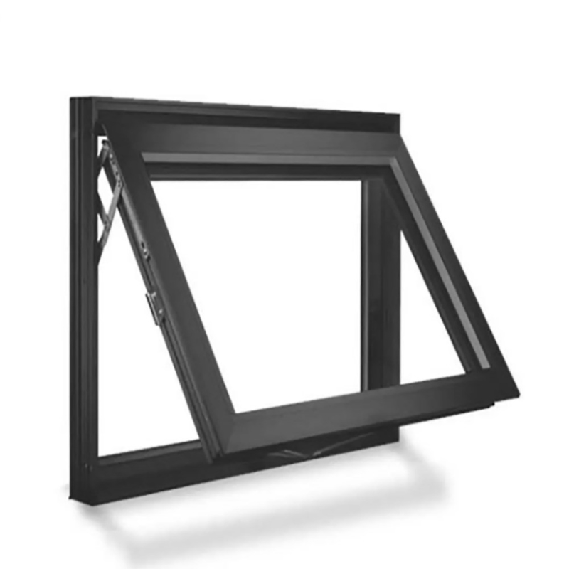 Niveau 8 Luchtdichtheid Europese stijl Aluminium legering Awning Windows voor commerciële projecten