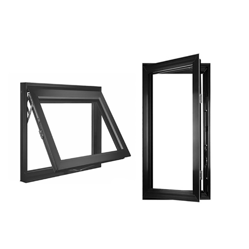 Niveau 8 Luchtdichtheid Europese stijl Aluminium legering Awning Windows voor commerciële projecten