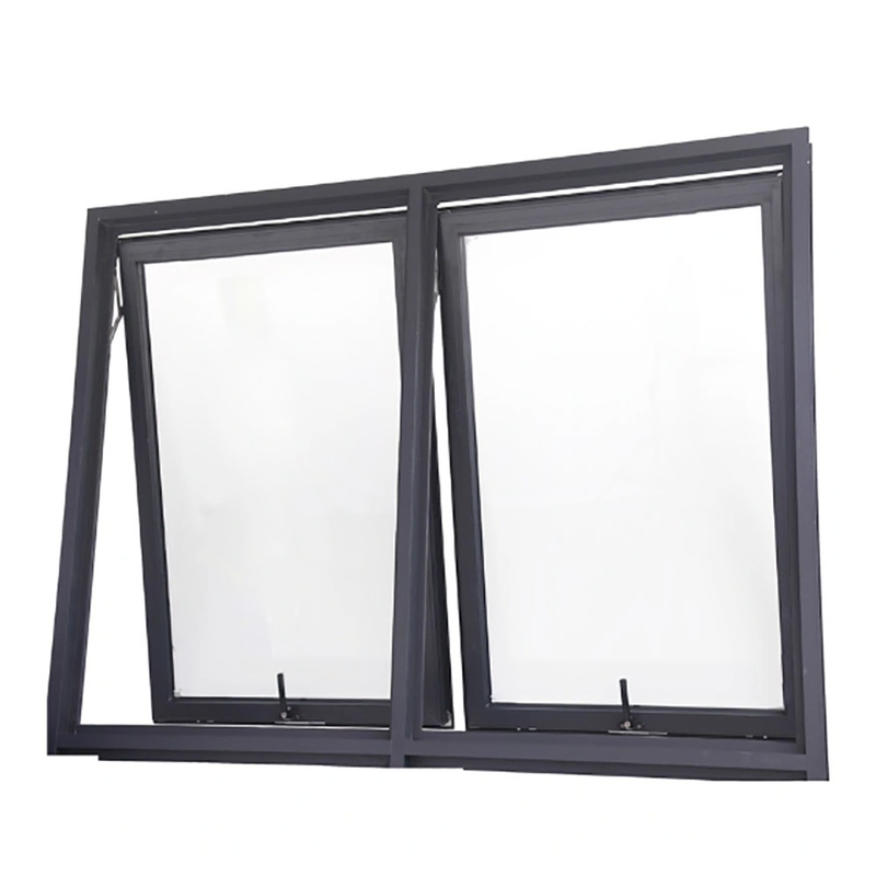 Niveau 8 Luchtdichtheid Europese stijl Aluminium legering Awning Windows voor commerciële projecten