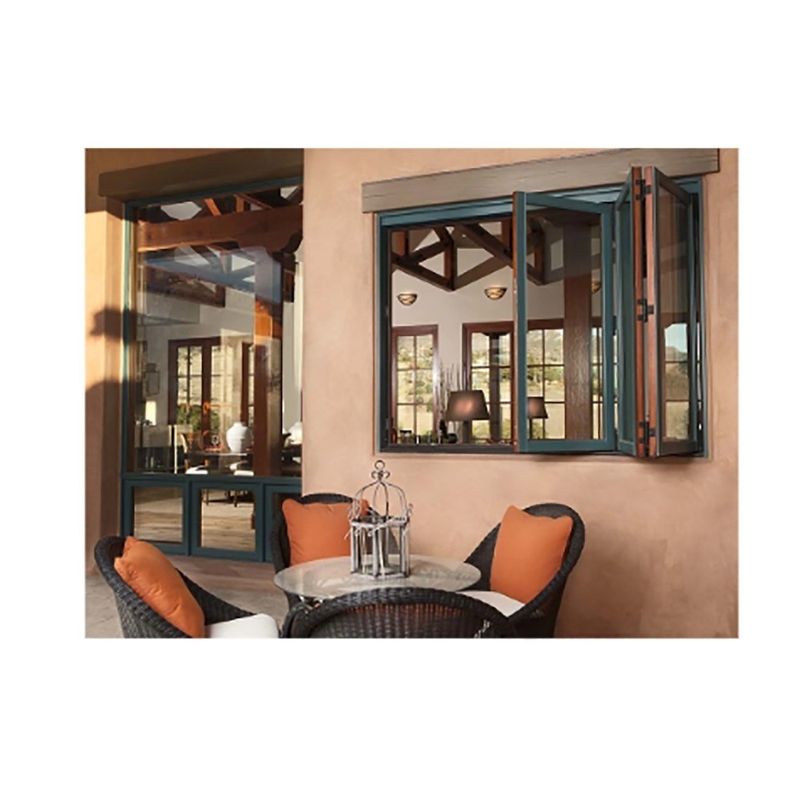 Thermal Break Aluminium Bi-Fold Windows met hoge sterkte warmte-isolatie strip voor woningen