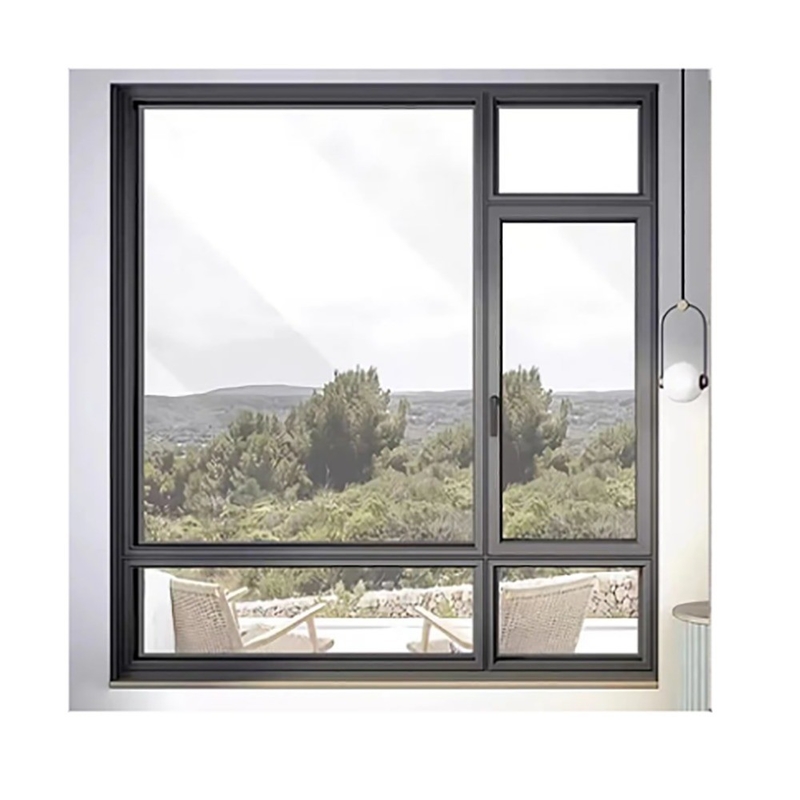 Hoog luchtdicht hangend gordijn type aluminium schuifvensters