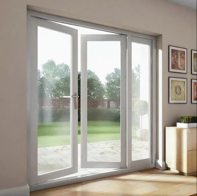 Aluminium geveldeuren met 35 DB geluidsisolatie en optionele kleur voor woonkamer