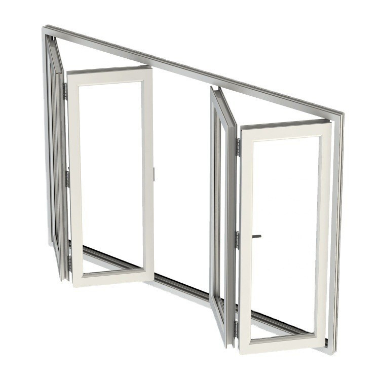 Aluminium vouwramen met modern proces thermische pauze voor slaapkamer