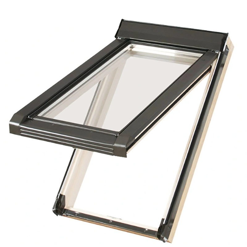 Op maat gemaakte aluminium bovenhangend huis venster met dubbel glas en niveau 8 luchtdichtheid