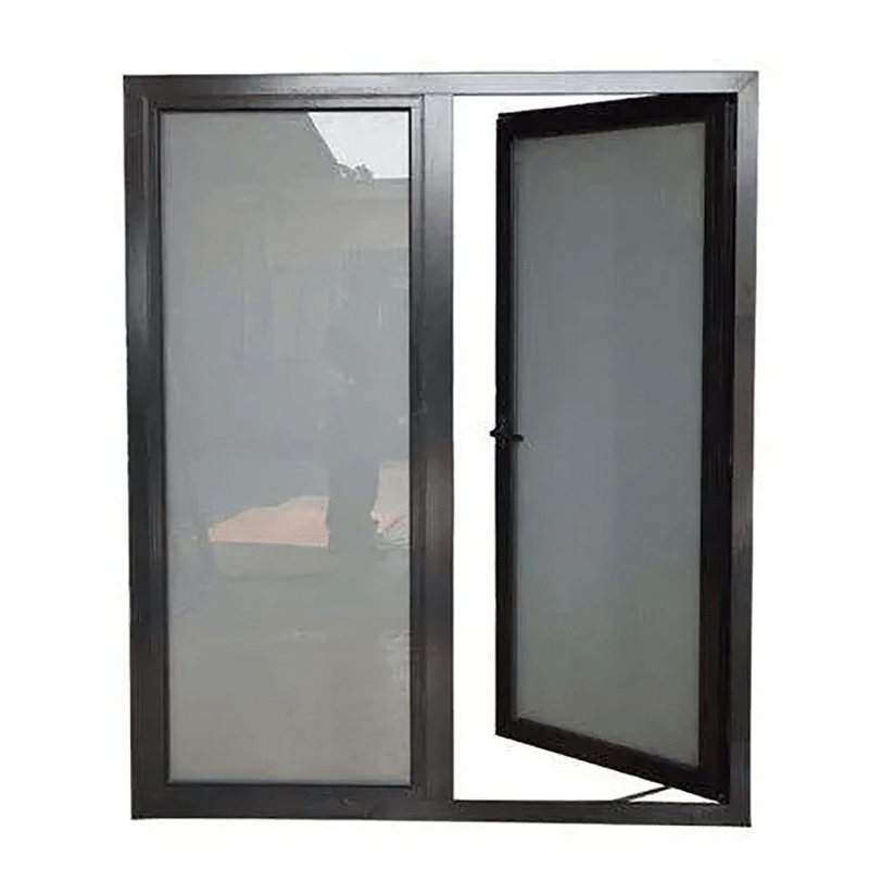 Topkwaliteit patio buitenste aluminium bekleding dubbele glazen deur met 8-weg afdichting ontwerp