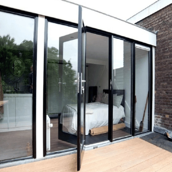 Moderne design Hoogwaardige aluminium bekleding waterdichte deur voor deuren distributeurs
