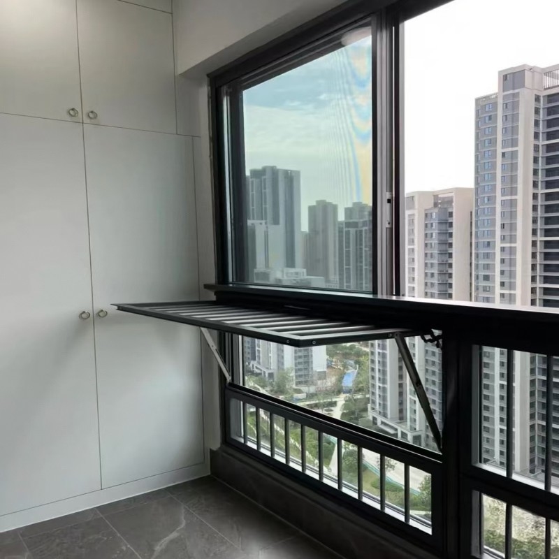 Door & Window Leverancier Aluminium Casement geluidsdicht Raam met niveau 9 winddrukweerstand