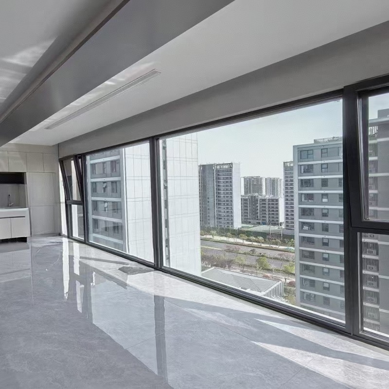 Aluminum Windows Bulk Order High Quality Aluminium Alloy Casement Glass Window with Powder Coating