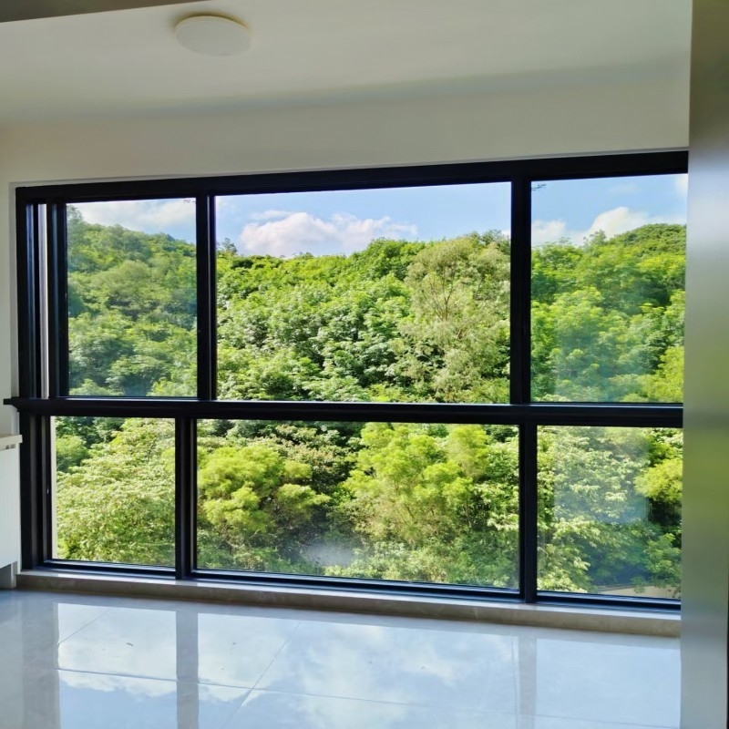 Mode Nieuw Design Aluminium Dubbelglazen Schuifvenster met Low-E Glas voor kleine ruimtes