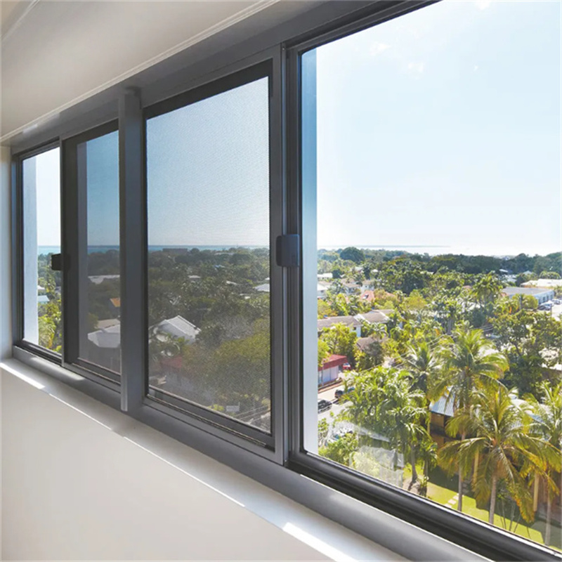 Premium op maat gemaakte energiezuinige aluminium dubbele glazen schuiframen met superieure warmte-isolatie