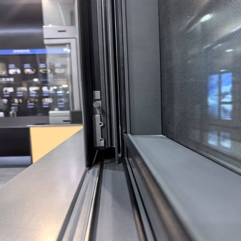 Mode Nieuw Ontwerp Aanpasbaar Aluminium Aluminium Schuifvensters Met 2,2 mm Wanddikte