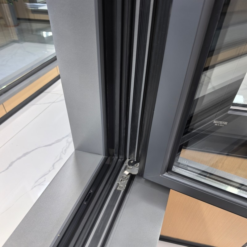 Premium aluminium behuizing weerbestendige gehard glas venster voor huizen en kantoren met SKATE originele hardware