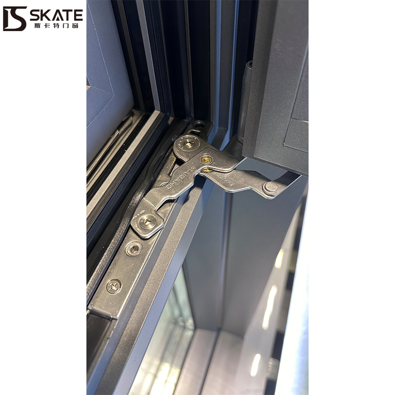 Premium aluminium behuizing weerbestendige gehard glas venster voor huizen en kantoren met SKATE originele hardware
