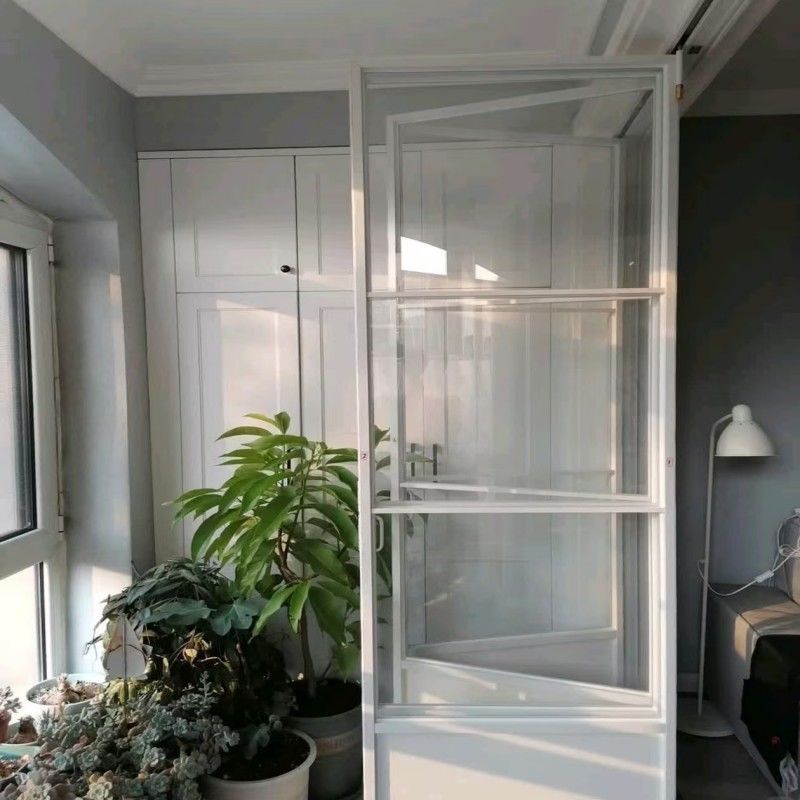 Luxe thermische breuk aluminium vouwdeur met gehard glas voor residentiële & commerciële