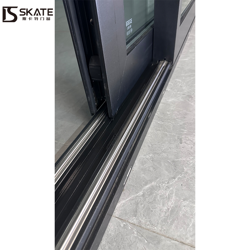 China Supplier Energy-Efficient Thermal Break Narrow Frame Aluminum Sliding Door with Double Glazed