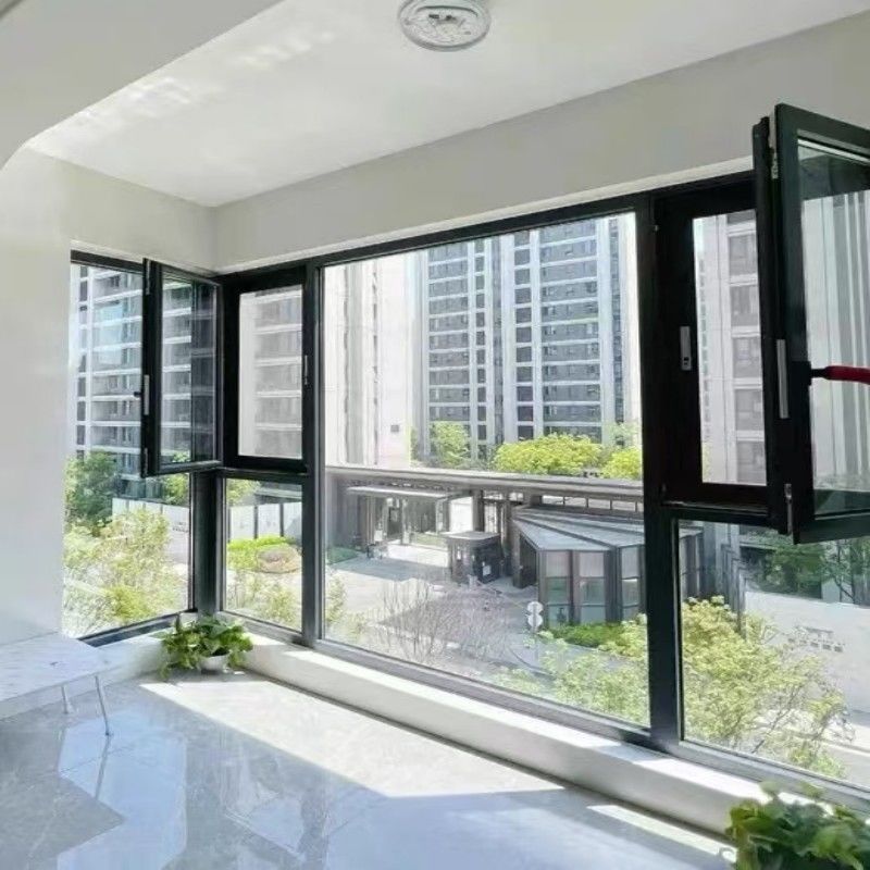 Californië titel 24 gecertificeerd aluminium bekleding venster met 1,8 mm wanddikte en SHRC 0,22 voor moderne huizen