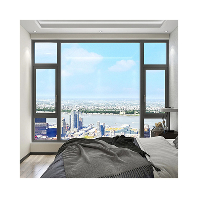 Horizontale openingspatroon Casement Windows Voor Aluminium naadloos gelast glas ramen