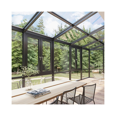 Hangend gordijn type gelast thermisch breek aluminium venster met naadloze las