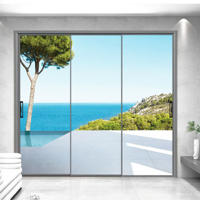 Moderne design aluminium liften schuifdeuren met 1,4 mm wanddikte en dubbel glas