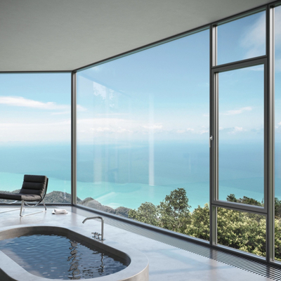 8-Way Seal Folding Screen Aluminium Casement Windows voor modern ontwerp efficiëntie
