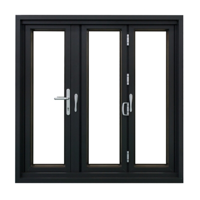 Thermische breuk dubbel geglazuurde aluminium profiel aluminium legering Casement Venster Swing Style