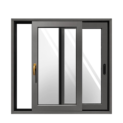 Aanpassen dubbel geglazuurde thermische breuk Aluminium schuifglas ramen Voor vouw scherm