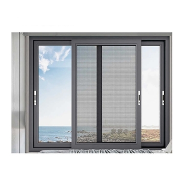 2.2 mm wanddikte aluminium schuifvensters hoge duurzaamheid en aluminium frame